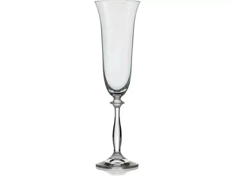 Бокалы для шампанского 190 мл 6 шт "Анжела", хрустальное стекло Crystalex 40600/20733/opt/190