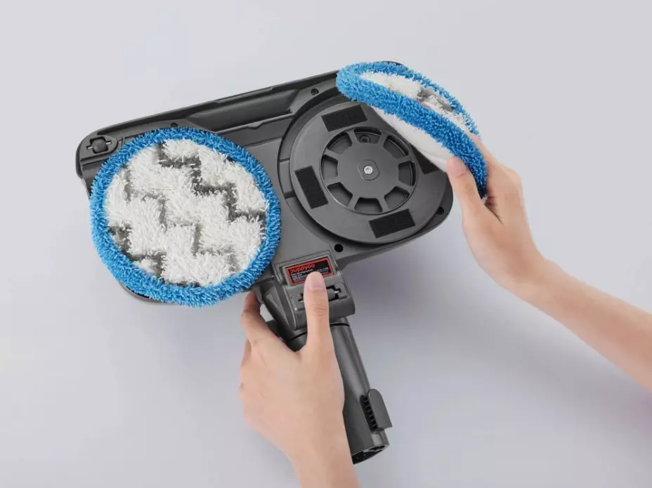 Пылесос моющий аккумуляторный Puppyoo T12 Home Rinse 415Вт серый