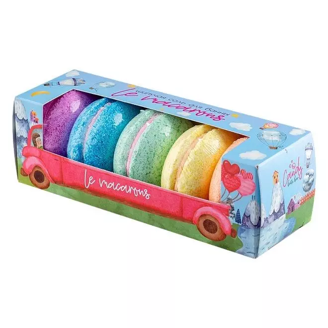 Набор бомбочек для ванны Le macaronc 5х50 г