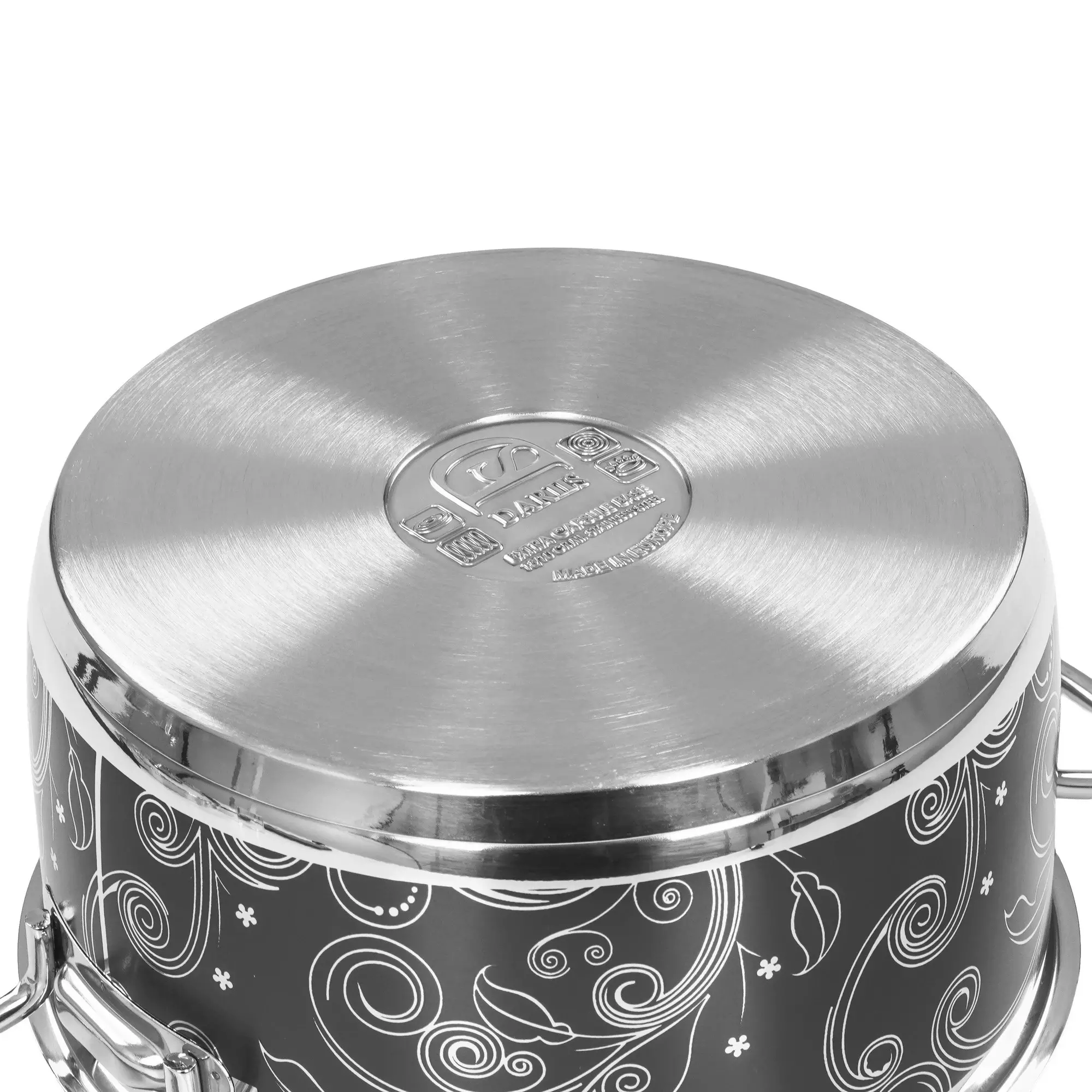 Кастрюля 3,1 л, нерж.сталь, с крышкой 2 слива, "NOTE" DARIIS NOT-725