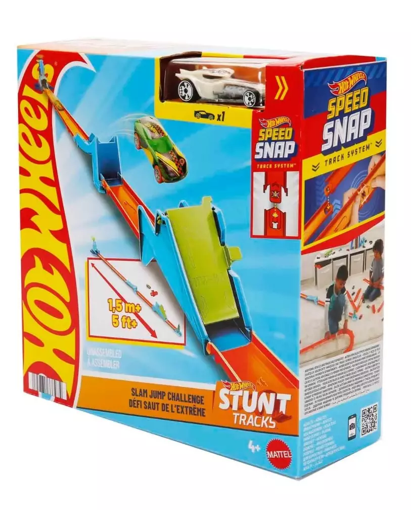 Hot Wheels, игровой набор Трасса для трюков "Трамплин для прыжков" Хот Вилс Mattel, JHK78