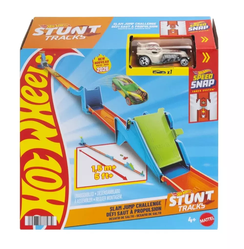 Hot Wheels, игровой набор Трасса для трюков "Трамплин для прыжков" Хот Вилс Mattel, JHK78