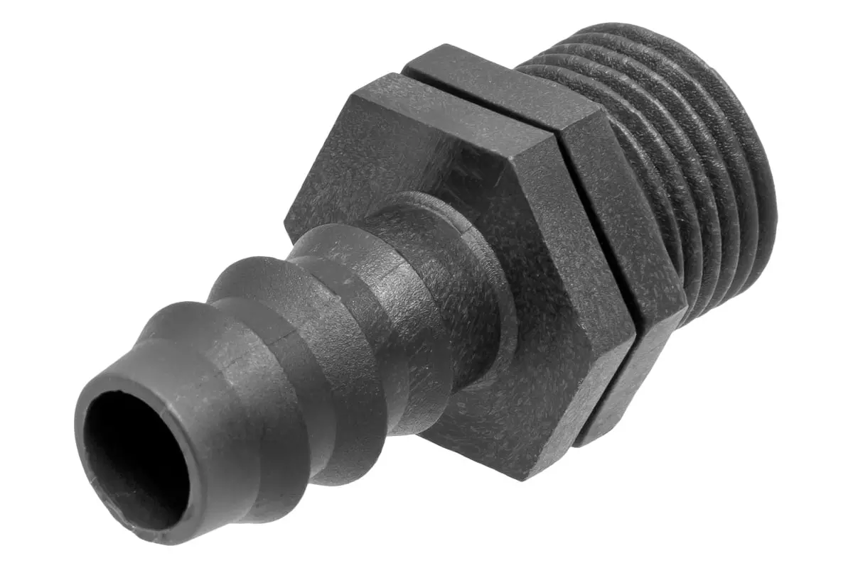 Адаптер для капельной трубки 16 мм. НР 1/2" MasterProf ДС.070721