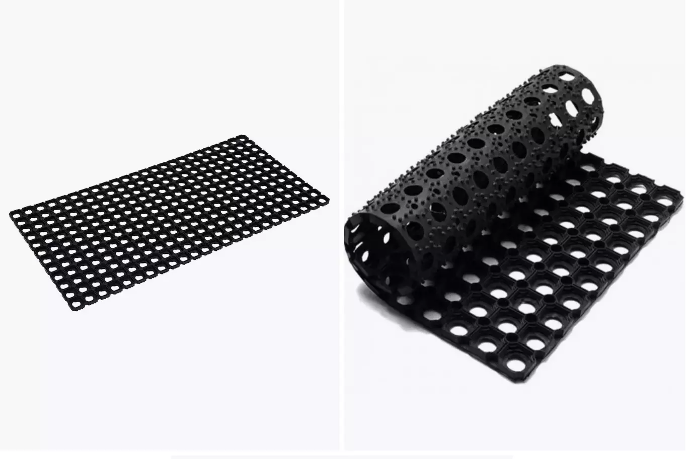 Коврик резиновый ячеистый 50x80см 16мм RH