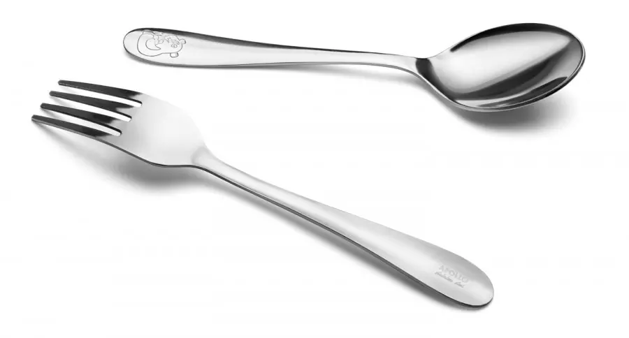 Набор детских столовых приборов 2 предмета "Honey Bunny" APOLLO HNB-02.