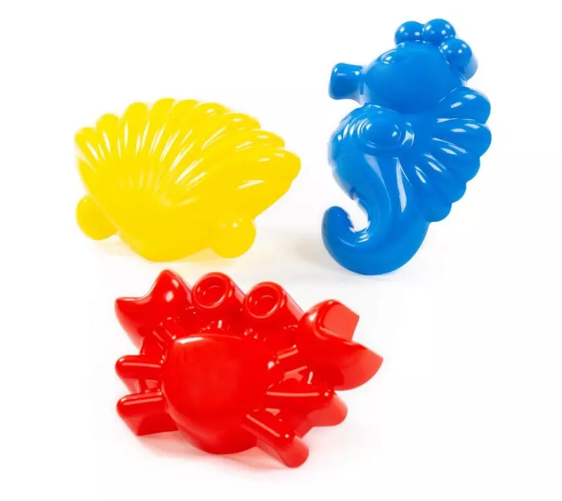 Формочки для песка 3 шт Морские Полесье 36551