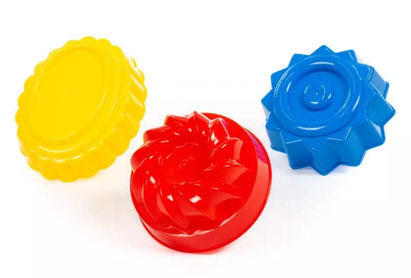 Формочки для песка 3 шт Пирожные Полесье 39224