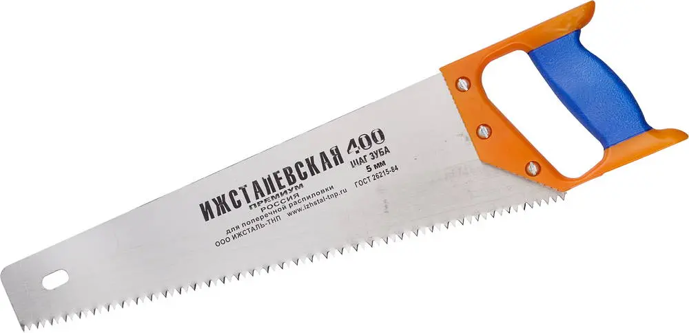 Ножовка по дереву 400 мм с двухкомп. пласт. рукояткой, ИЖ 1520-40-05_z01