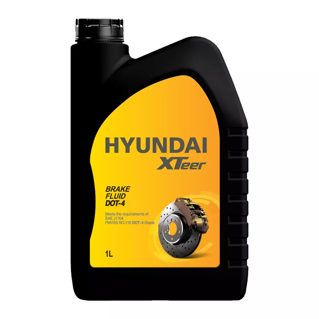 Тормозная жидкость HYUNDAI DOT-4, XTeer Brake Fluid, 1 л. 2010853