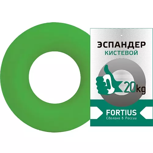Эспандер кистевой &quot;Fortius&quot; 20 кг (зеленый)