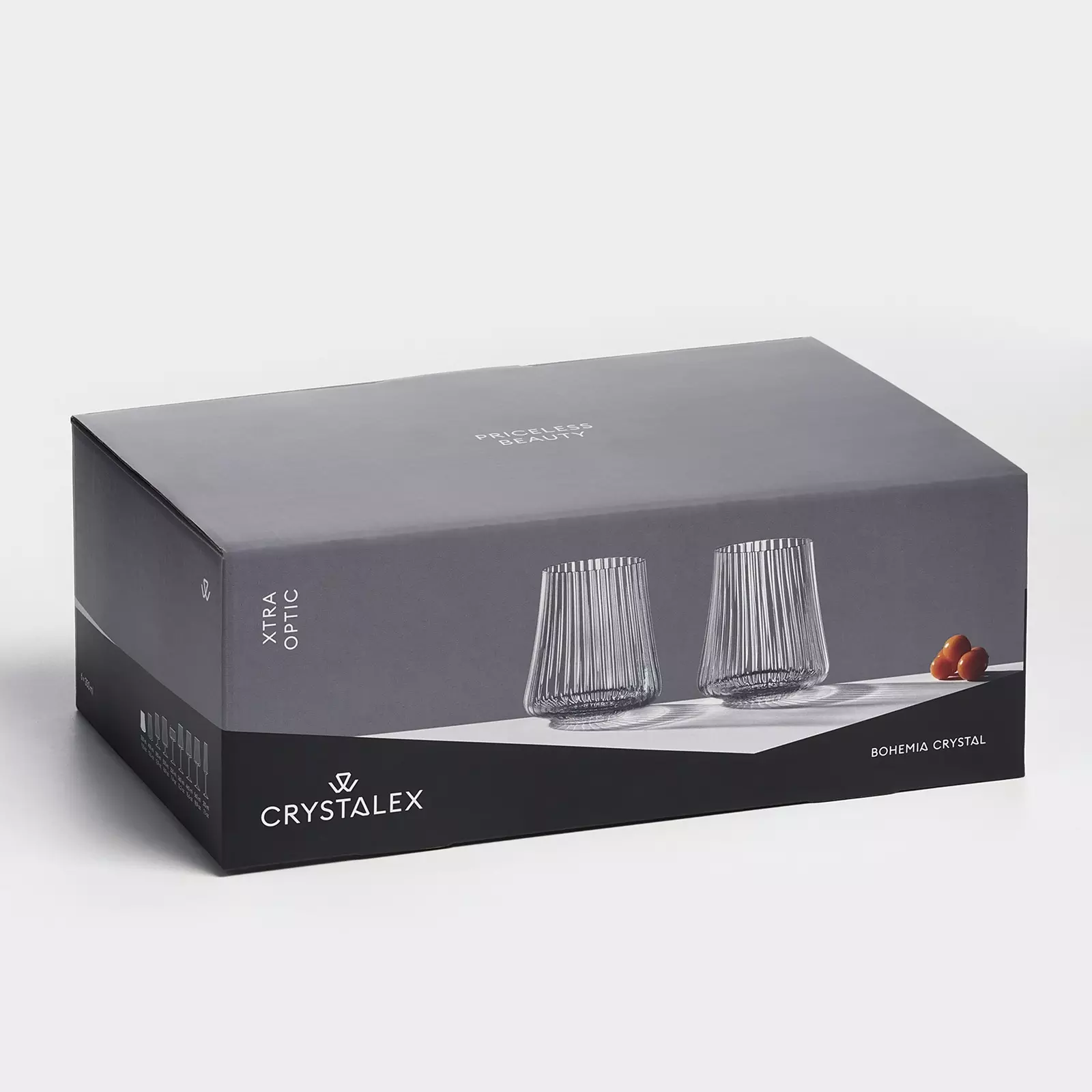Стаканы для виски 350 мл 6 шт &quot;Экстра&quot;optic CRYSTALEX
