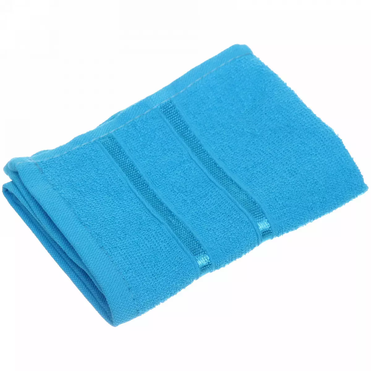 Кухонное полотенце 30*30 махровое LUNA цвет голубой 06000 плотность 360гр/м2