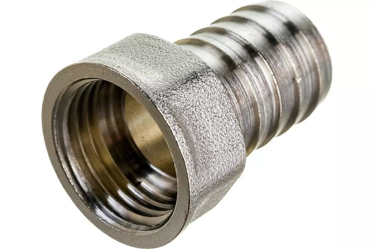 Штуцер для шланга 1/2&quot;х18 мм, ВР, никель, CTM CRSF1218
