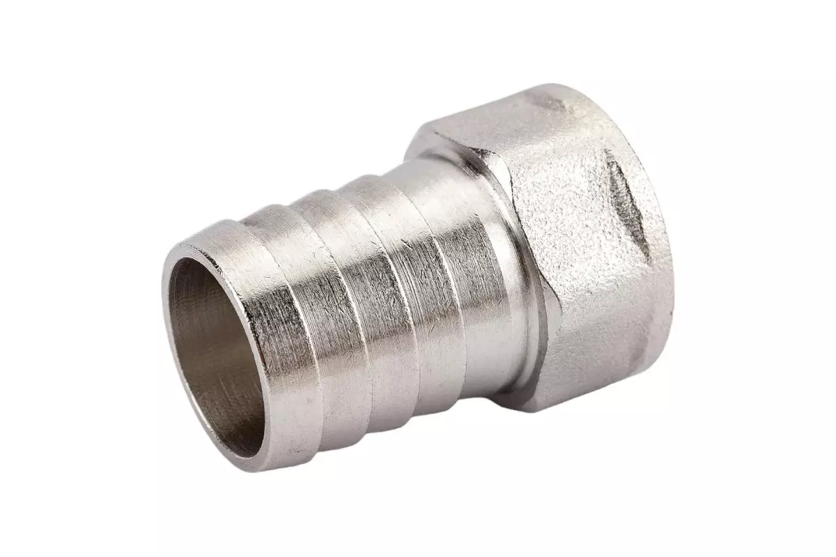  Штуцер для шланга 1/2&quot;х20 мм, ВР, никель, CTM 