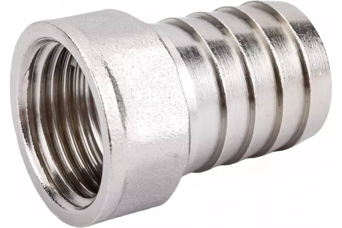  Штуцер для шланга 1/2&quot;х20 мм, ВР, никель, CTM 