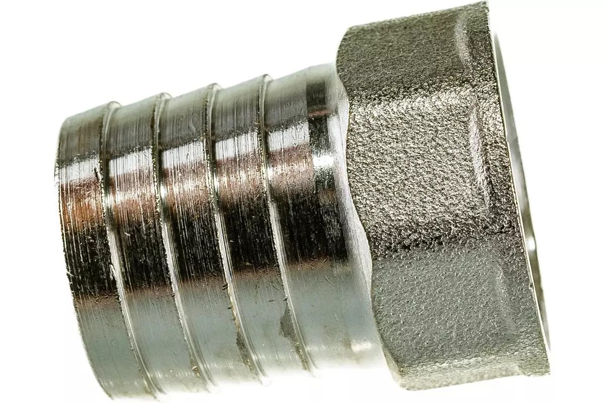 Штуцер для шланга 3/4&quot;х25 мм, ВР, никель, CTM 