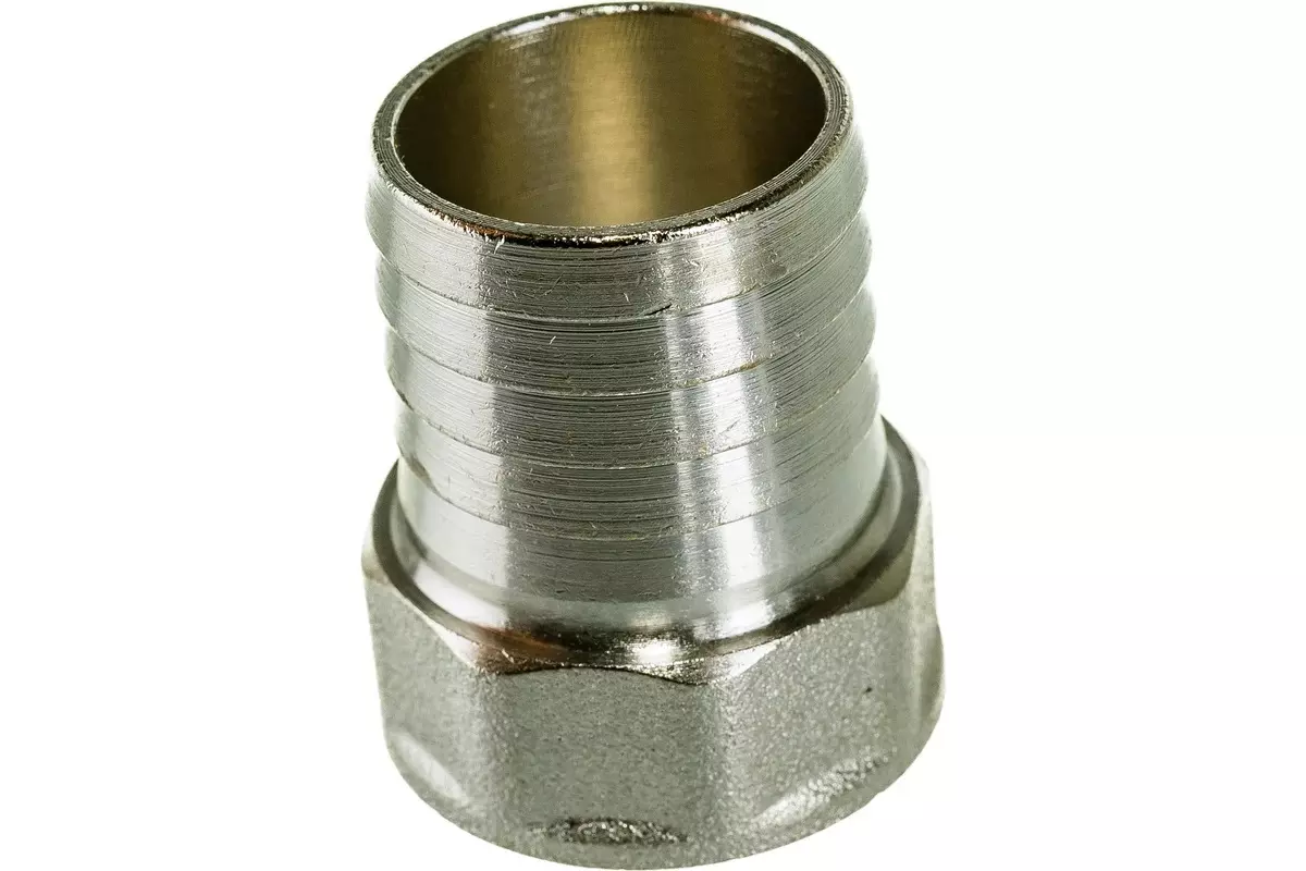 Штуцер для шланга 3/4&quot;х25 мм, ВР, никель, CTM 