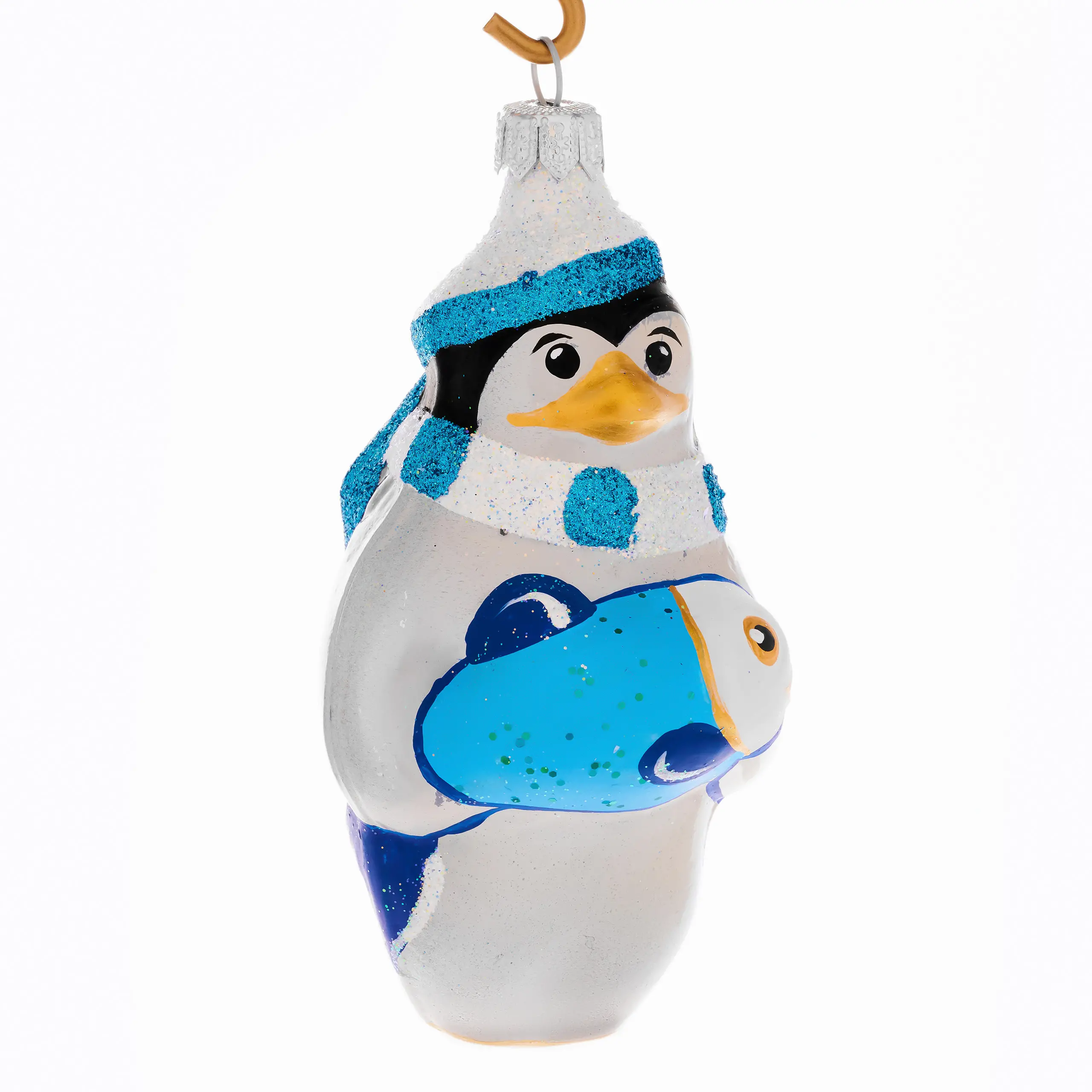 Елочная игрушка Пингвин, стекло, БС-3221