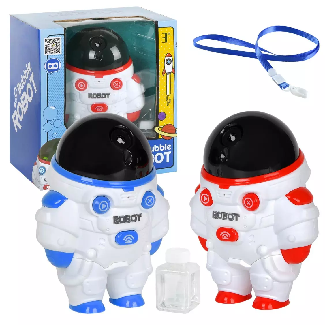 Мыльные пузыри Робот-астронавт Abtoys, со световыми и звуковыми эффектами WB-01281
