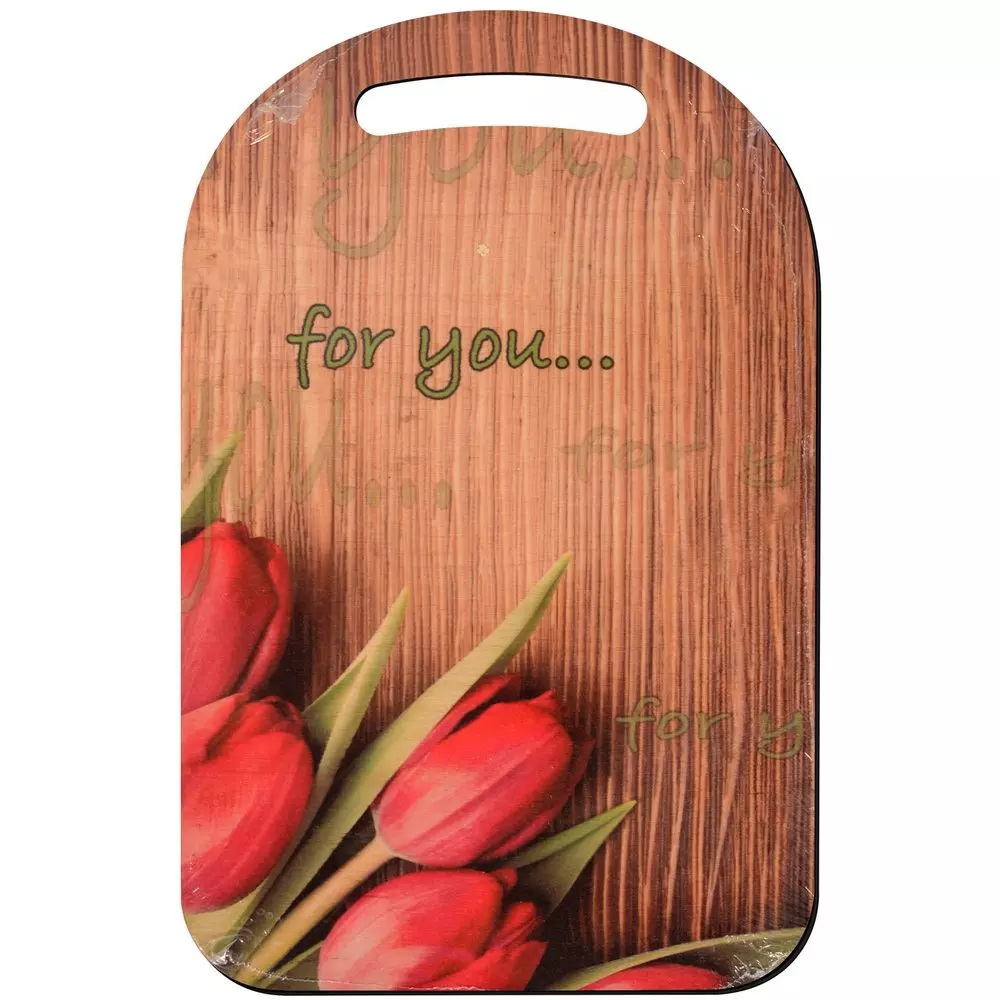 Разделочная доска 295х185 мм, "Для тебя", береза, МБ18-80