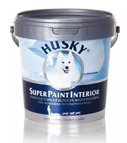 Краска интерьерная Husky Super paint interior 0,9л