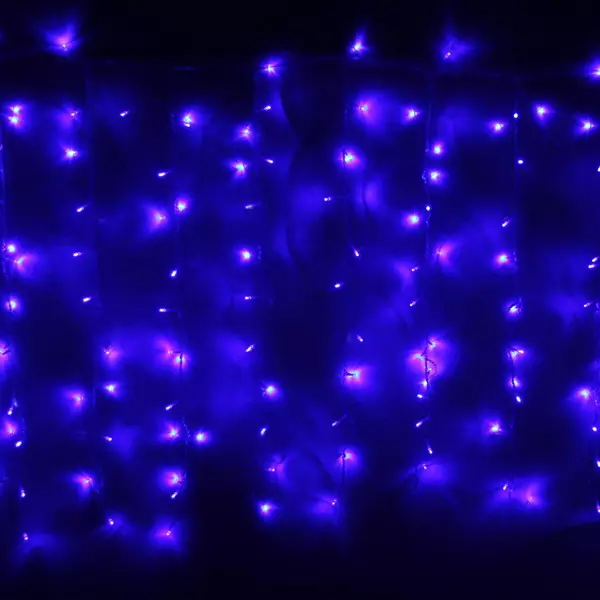Уличная гирлянда Занавес Мерцание ш2* в3,0 м 480 ламп LED, Синий