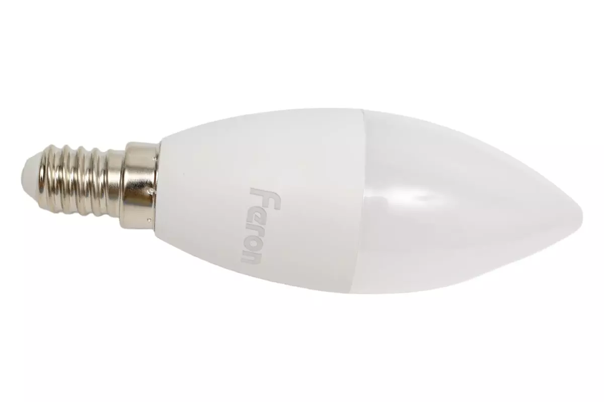 Светодиодная лампа Е14 220В 11Вт 4000К свеча диммируемая нейтральный свет FERON 51056
