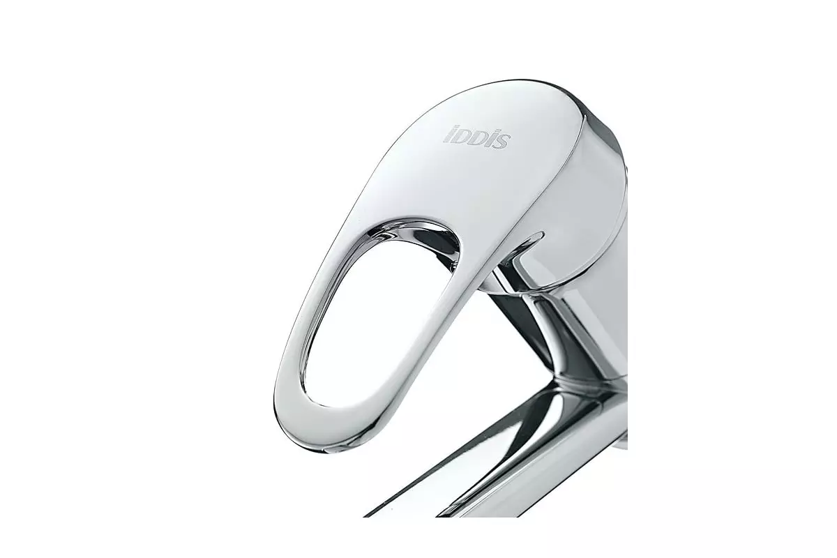 Смеситель для кухни, короткий излив, хром, IDDIS Alborg K56001C, латунь