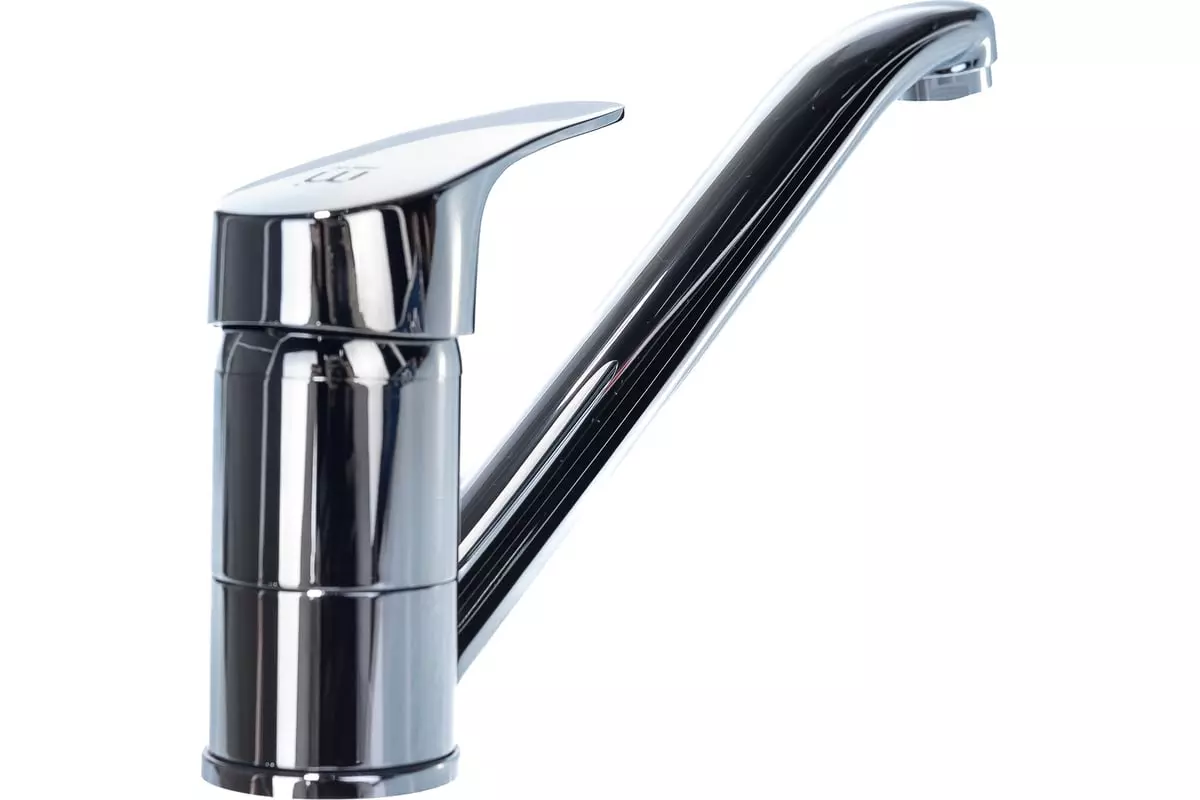 Смеситель для кухни, средний излив, хром, Milardo Meal, M06SB00M05, латунь