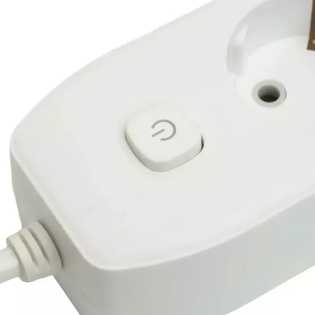 Удлинитель бытовой STEKKER 3 розетки с заземлением +2 USB +Type-C ПВС 3x1мм 3м 2500Вт с выключателем