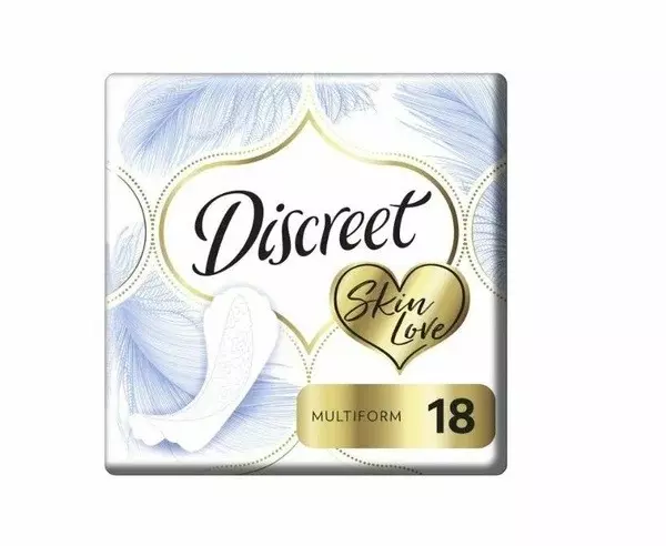 Ежедневные прокладки Discreet Skin Love Multiform Single 18 шт