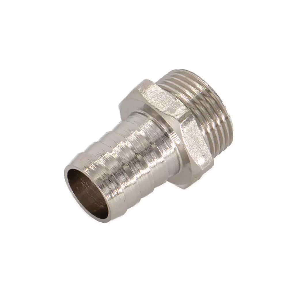 Штуцер для шланга 3/4&quot;х20 мм, НР, никель, CTM CRSM3420