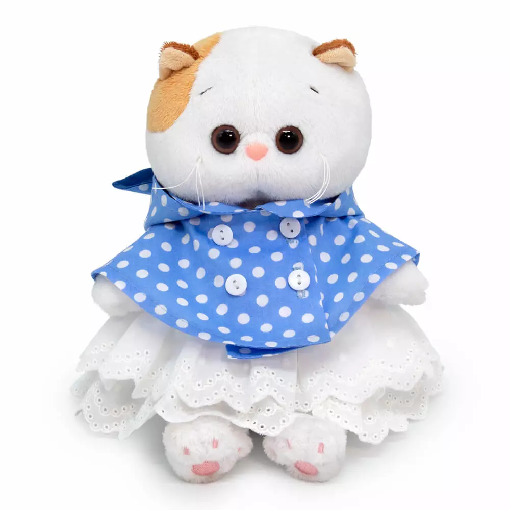 Мягкая игрушка Ли-ли Baby Кошечка 20 см в кейпе с капюшоном Budi basa LB-093
