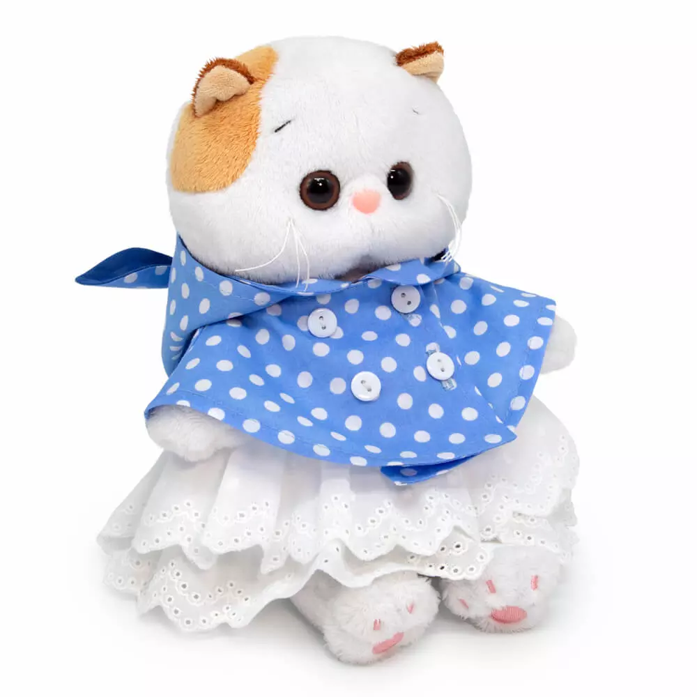 Мягкая игрушка Ли-ли Baby Кошечка 20 см в кейпе с капюшоном Budi basa LB-093
