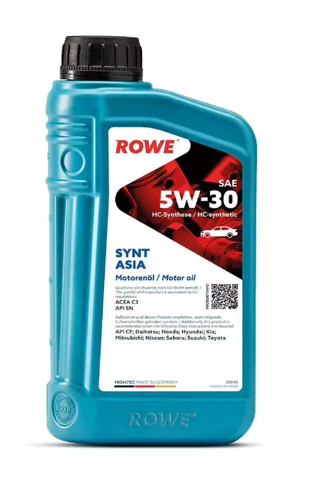 Масло моторное 5W-30 ROWE HIGHTEC SYNT ASIA SAE 1L 20245-0010-99