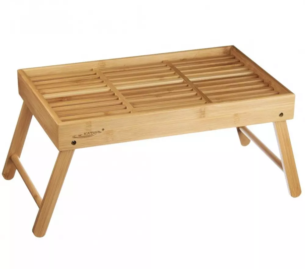 Столик 40*25*19,5 см бамбук №6 КТ-СТ-06