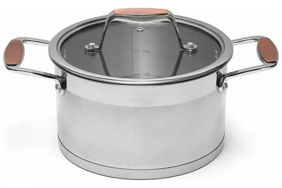 Кастрюля 4,5 л (d-22 см), нерж.сталь, Servitta Quadro Sr0117