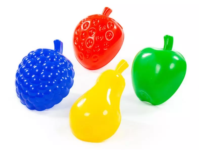 Формочки для песка Фрукты 4 шт Полесье 40275