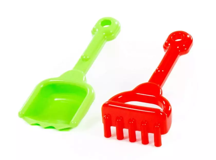 Песочный набор 2 пр №221 совок + Грабли детские Полесье 0733