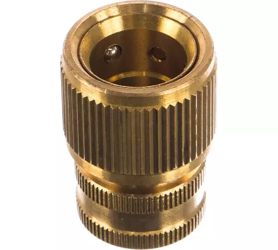 Коннектор для шланга латунный ВР 1/2&quot; быстросъемный PALISAD 66270