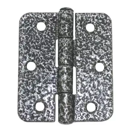 Петля дверная накладная ПН5-60 (1,5мм) серебро Кунгур