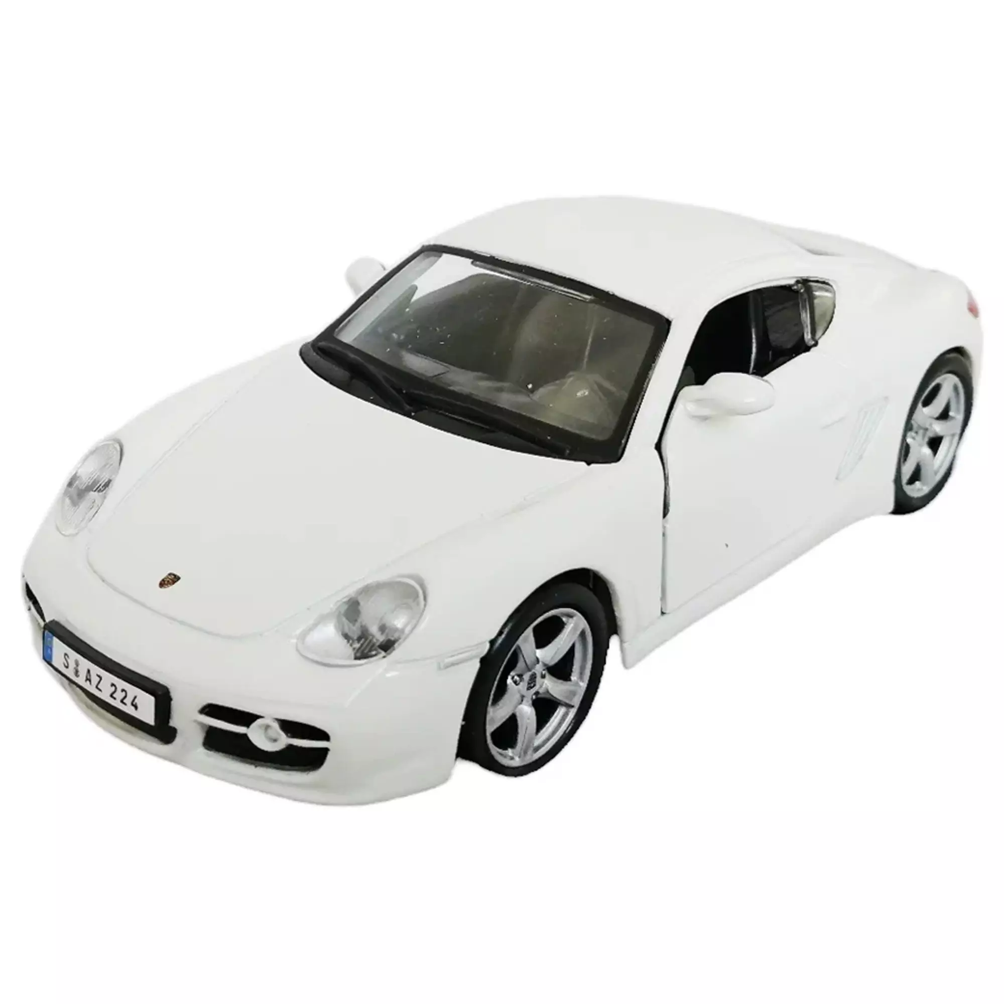 Машинка die-cast Porsche Cayman S Bburago 1:32, белая 18-43003