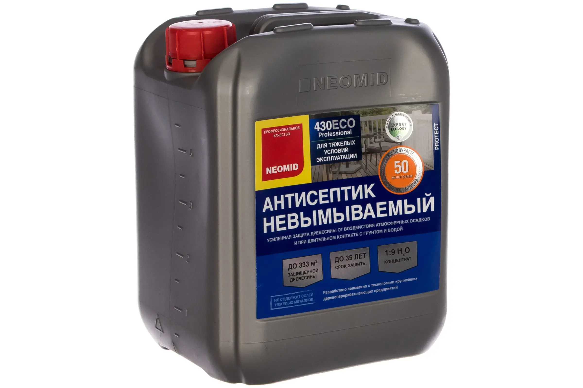 Антисептик невымываемый для древесины Neomid 430 Eco 5 кг - Н-430-5/к1:9