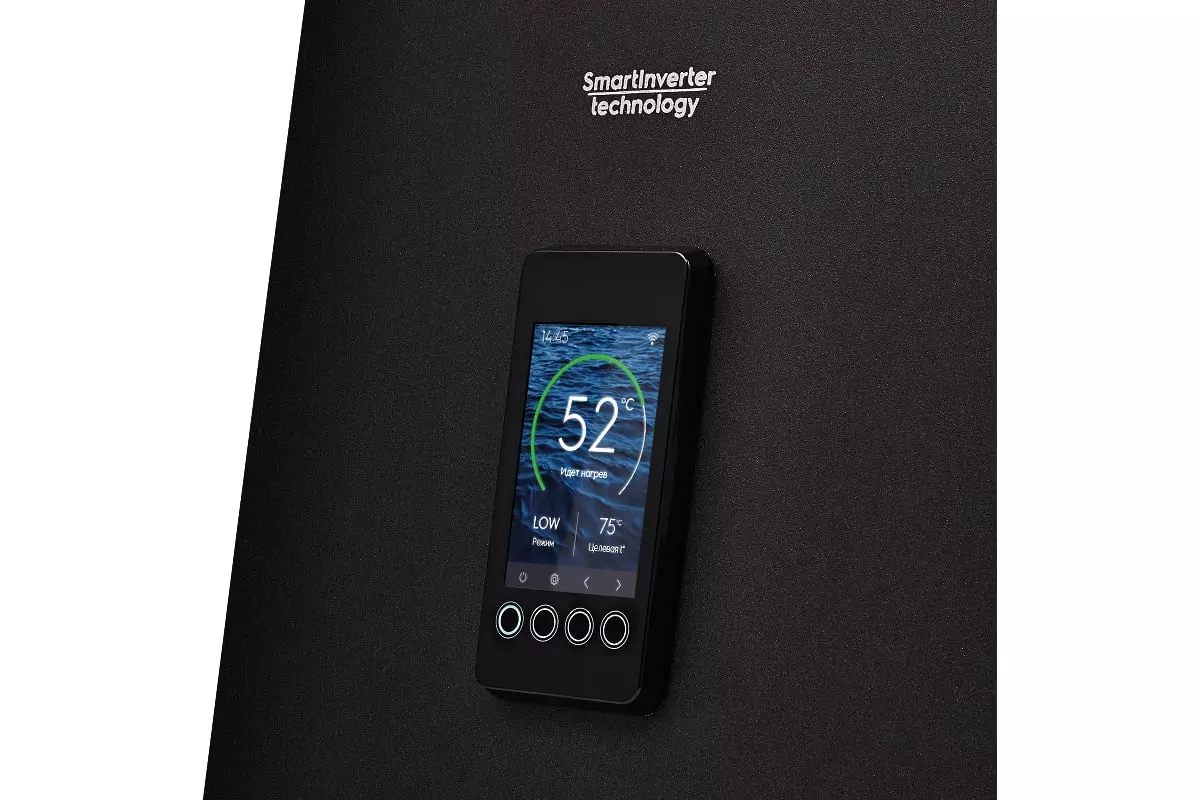 Водонагреватель электрический 50 л 2000 Вт Electrolux EWH 50 SmartInverter Grafit Wi-Fi нерж. сталь, универсальный