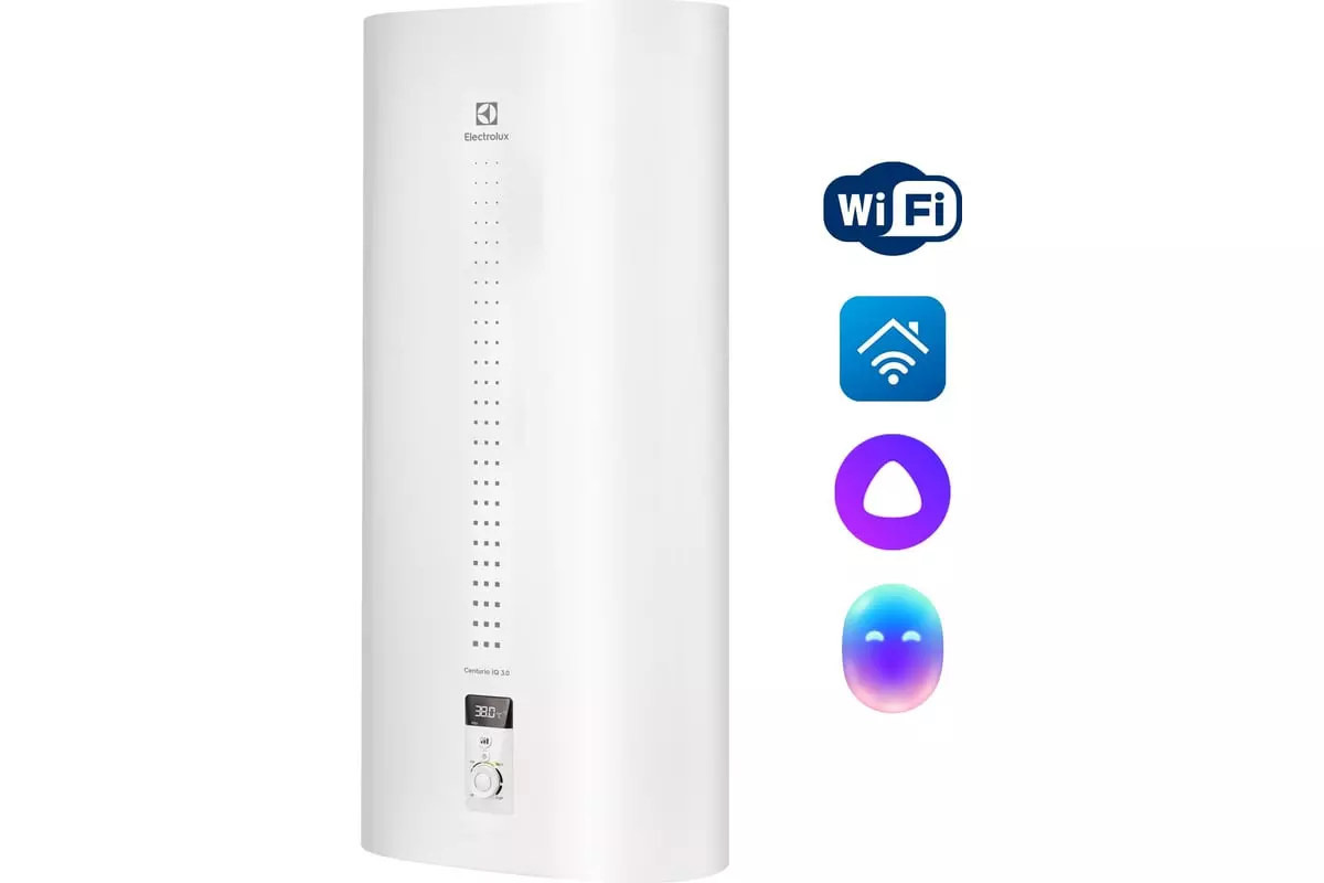 Водонагреватель электрический 50 л 2000 Вт Electrolux EWH 50 Centurio IQ 3.0 нерж. сталь