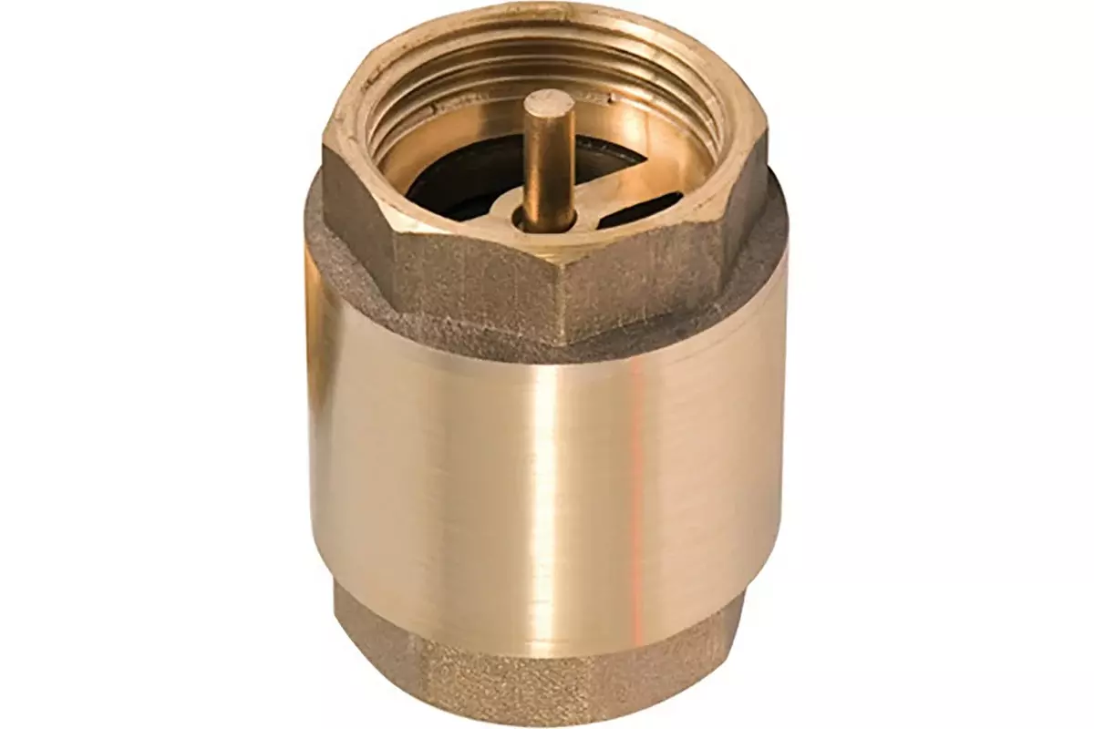 Обратный клапан 3/4" ВР, латунь, латунный шток, СТМ CBCVB034