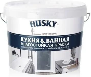 Краска для кухни и ванной Husky 9л