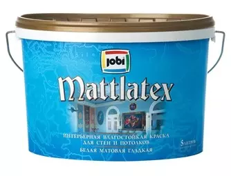 JOBI MATTLATEX Краска влагостойкая -30С (5л)