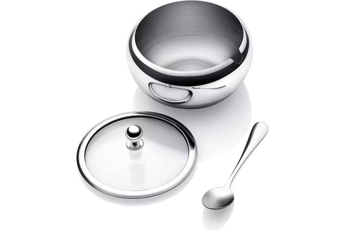 Сахарница с ложкой Linea DESCO, Regent Inox 93-DE-ZU-12