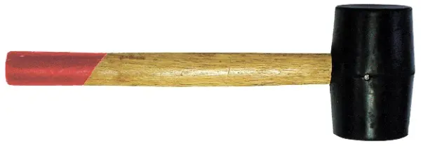 Киянка 300 г резиновая деревянная ручка